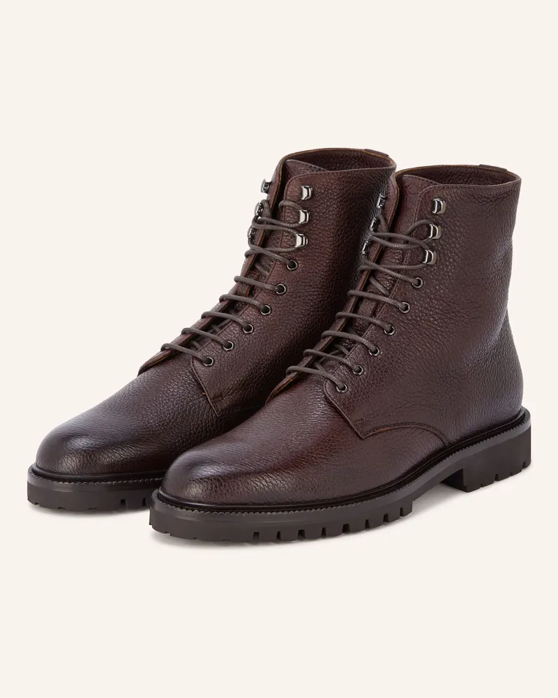 Brunello Cucinelli Schnürboots braun Dunkelbraun