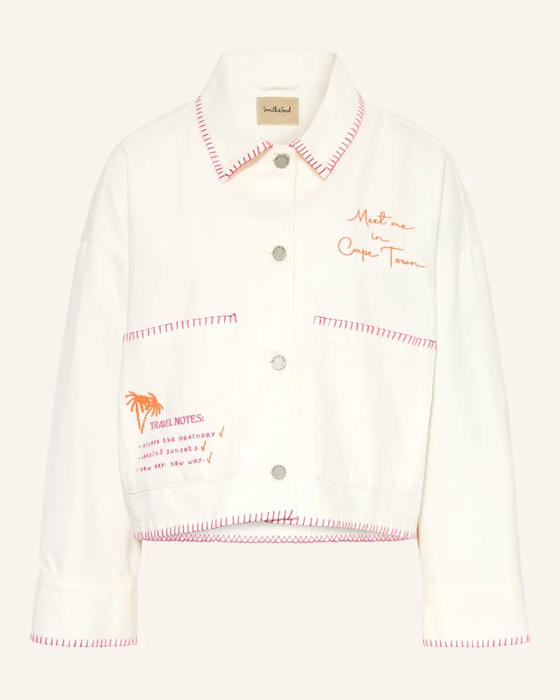 Smith & Soul Jeansjacke weiss 100