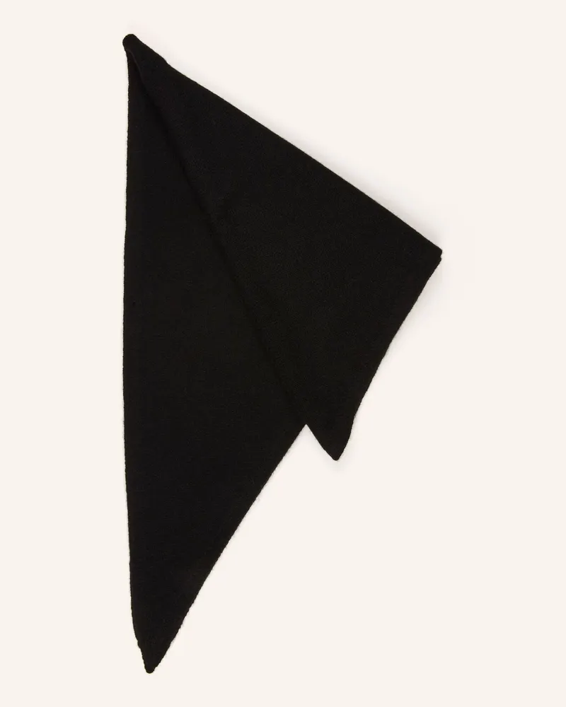 Mrs & HUGS Dreieckstuch Aus Cashmere schwarz Schwarz