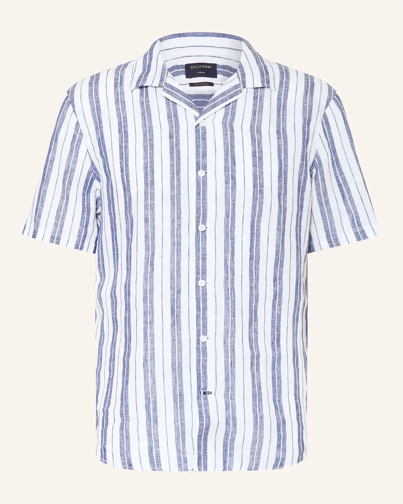 Olymp Resorthemd Casual Modern Fit blau Dunkelblau