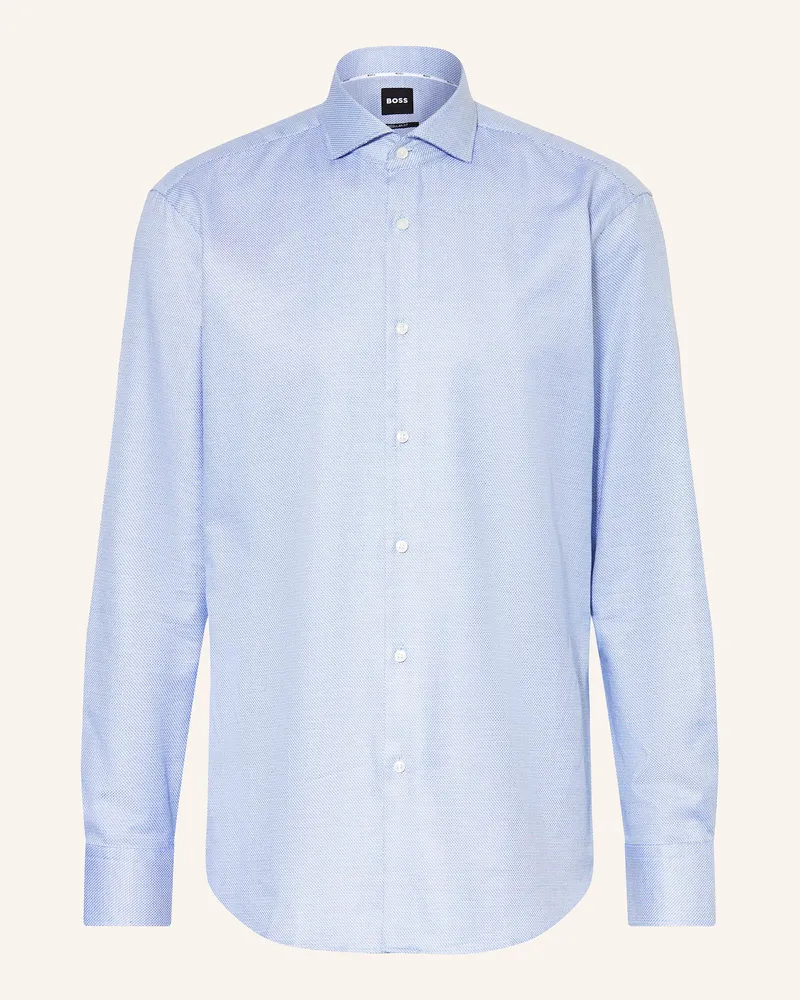 HUGO BOSS Hemd H-JOE Regular Fit Neonblau