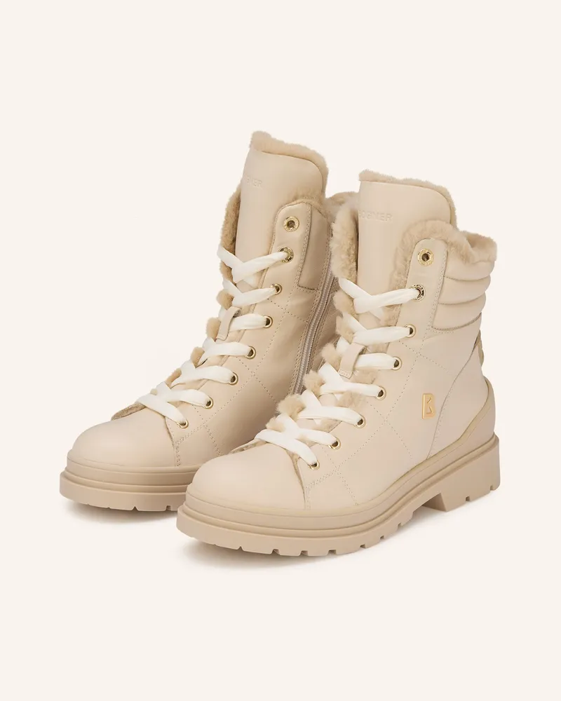 Bogner Schnürboots Beige