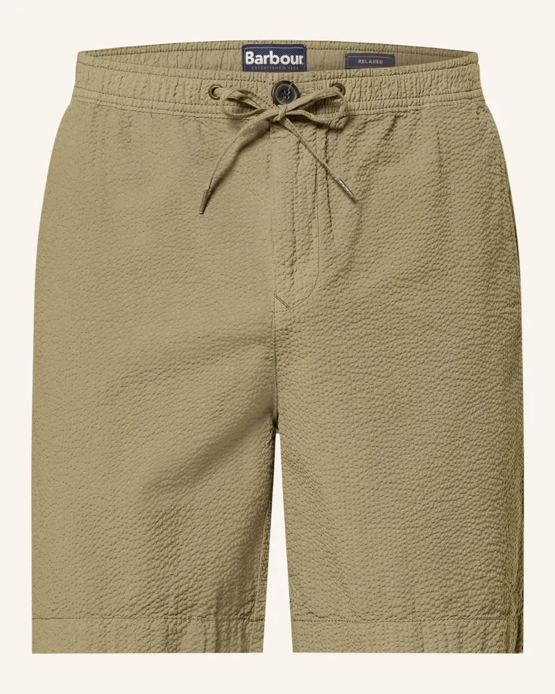 Barbour Shorts gruen Oliv