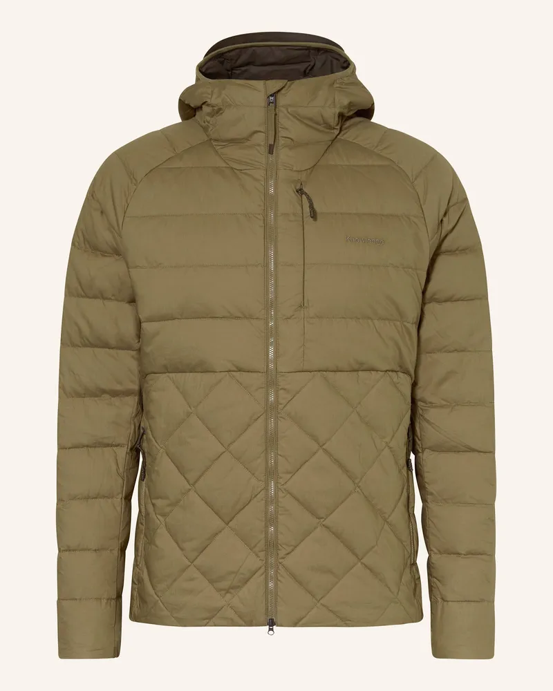 Knowledge Cotton Apparel Daunenjacke Oliv