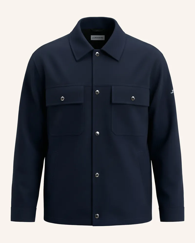 J.Lindeberg Overshirt blau Blau