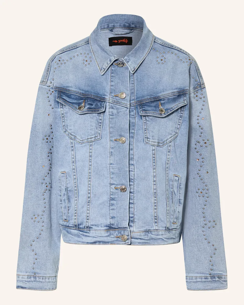 Miss Goodlife Jeansjacke Mit Nieten blau 24