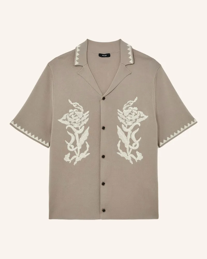 Reiss Resorthemd Folia Slim Fit beige Beige