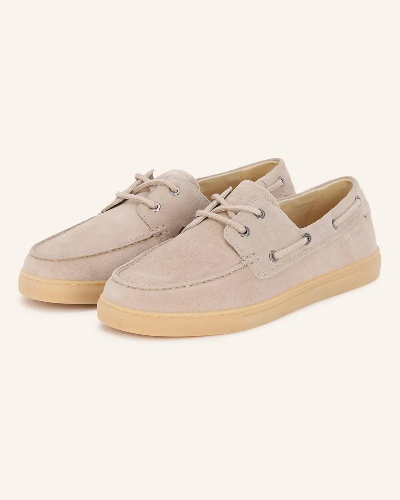 Marc O'Polo Bootsschuhe Karo beige Hellbraun