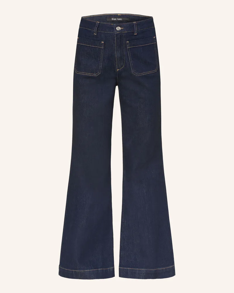 MARC AUREL Flared Jeans blau 500022