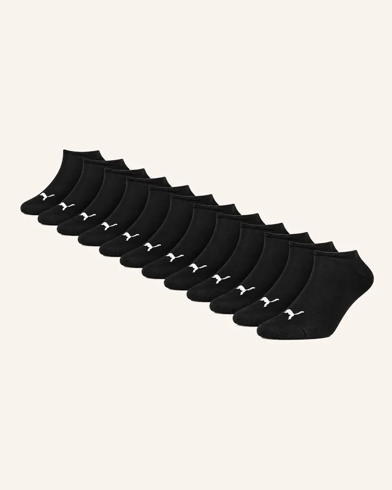 Puma Socken Sneaker Plain 12-Pack schwarz Schwarz