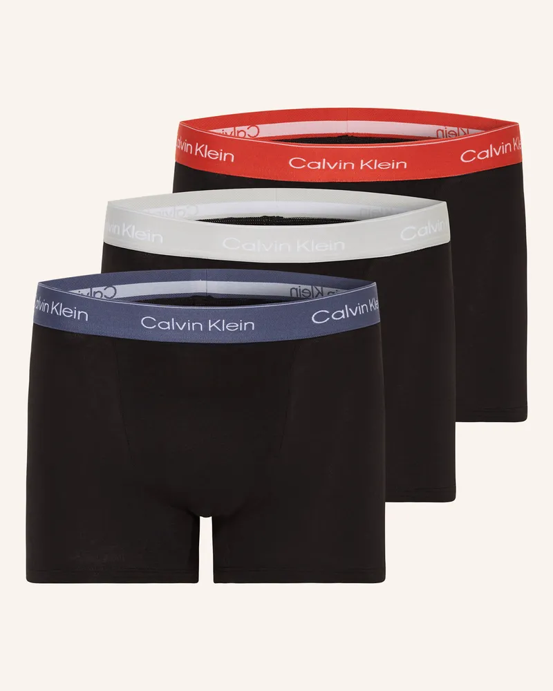 Calvin Klein 3er-Pack Boxershorts ICON COTTON Relaxed Fit Schwarz