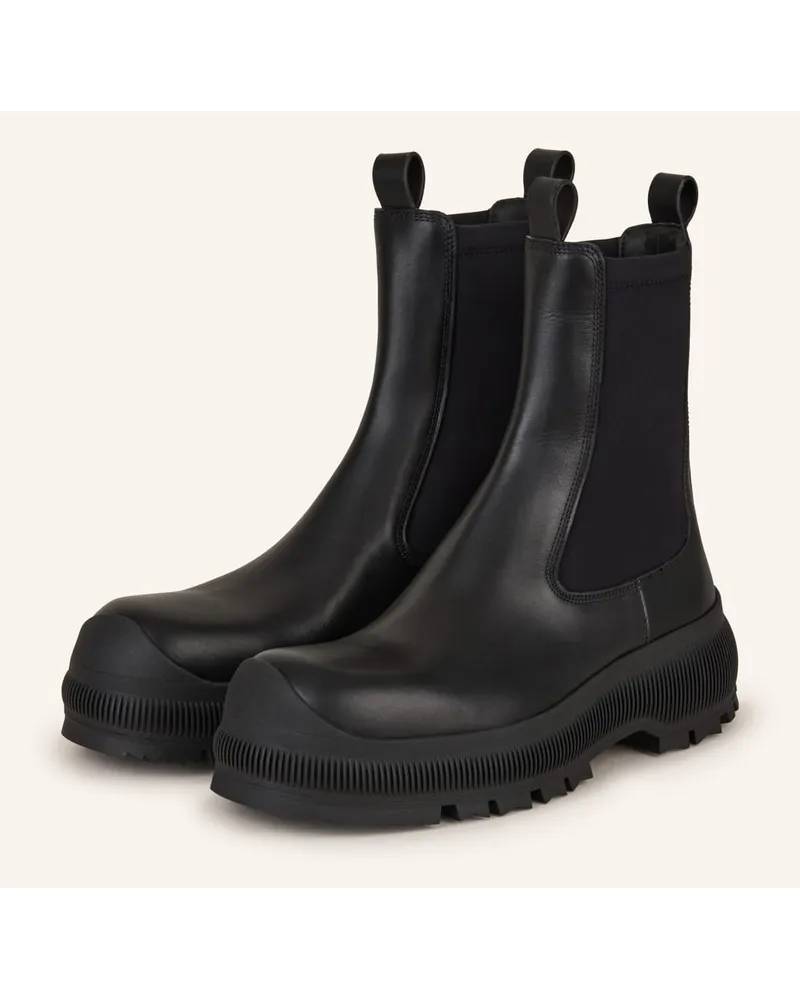 Jil Sander Chelsea-Boots - SCHWARZ Schwarz