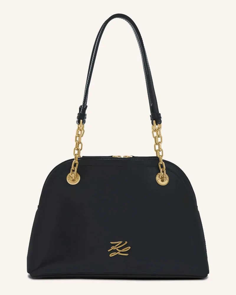 Karl Lagerfeld Schultertasche Schwarz