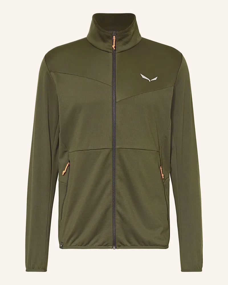 Salewa Midlayer-Jacke PUEZ CAMMINO Dunkelgrün
