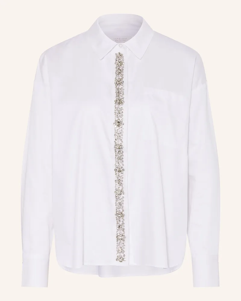 Rich&Royal Hemdbluse weiss Weiss