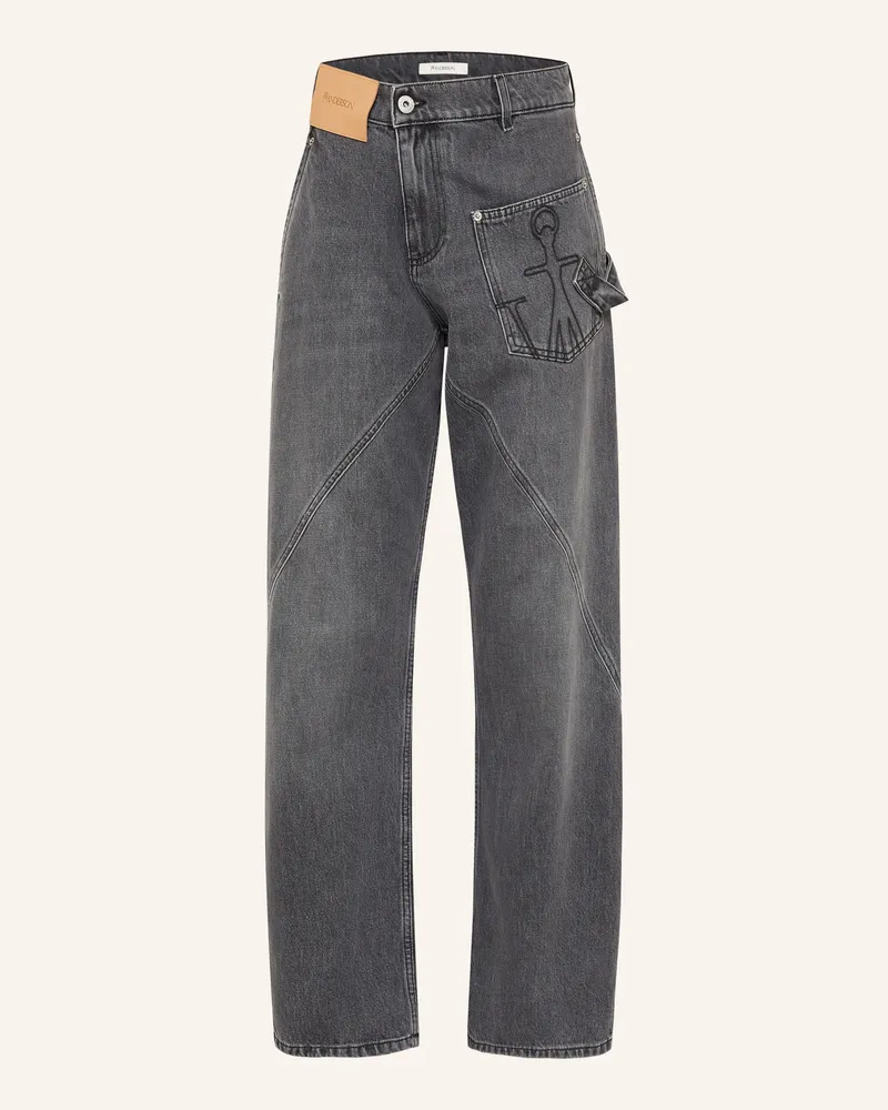 J.W.Anderson Boyfriend Jeans Twisted grau 929