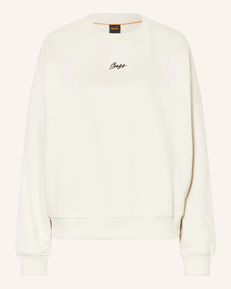 HUGO BOSS Sweatshirt Esweaty beige Creme