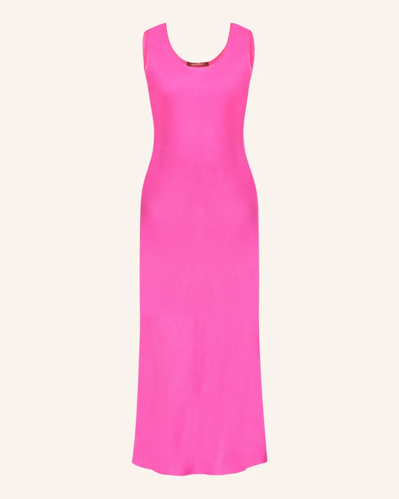 Max Mara Kleid ULTIMO mit Leinen Fuchsia