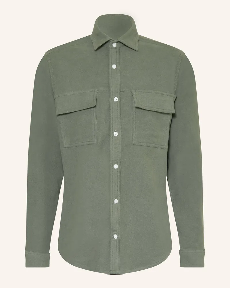 Reiss Overshirt Camber gruen Grün
