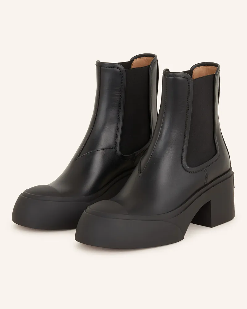Marni Chelsea-Boots schwarz Schwarz