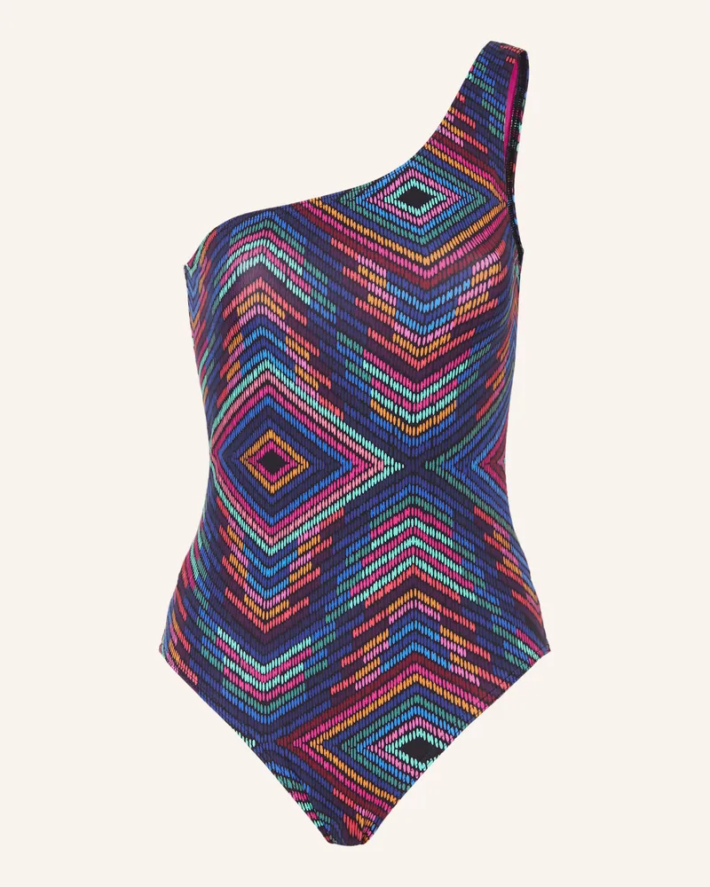 Eres One-Shoulder-Badeanzug MULTICOLORE Dunkelblau