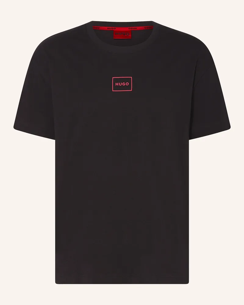 HUGO BOSS Schlafshirt Laze schwarz Schwarz