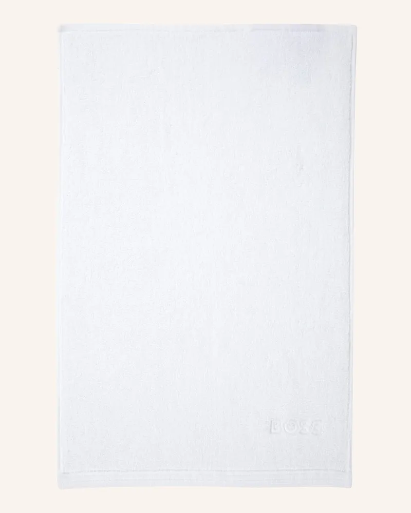 HUGO BOSS Gästetuch 2er Set Edge weiss Weiss