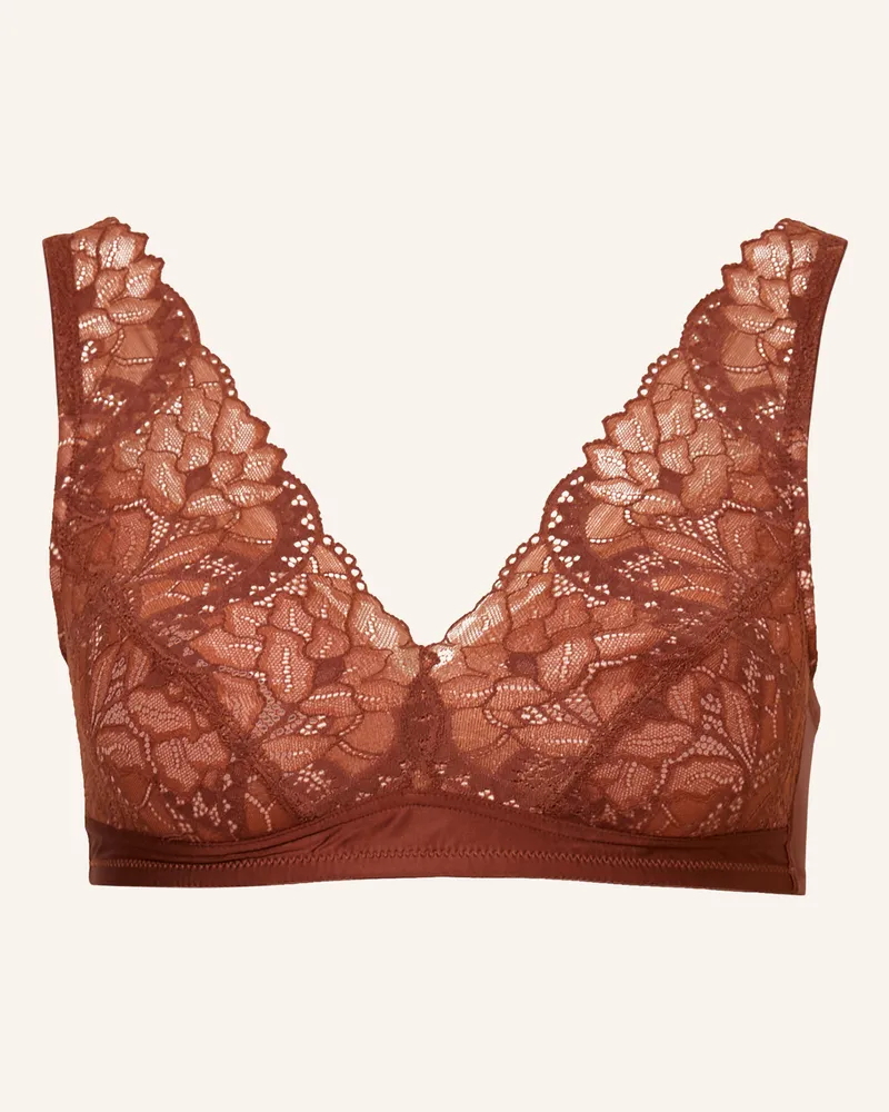 Hanro Bustier Azelia braun Braun