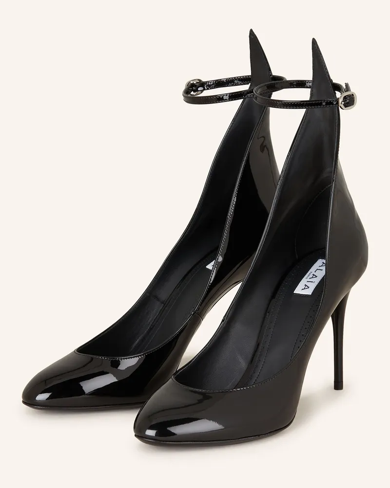 Alaïa Lack-Pumps Schwarz