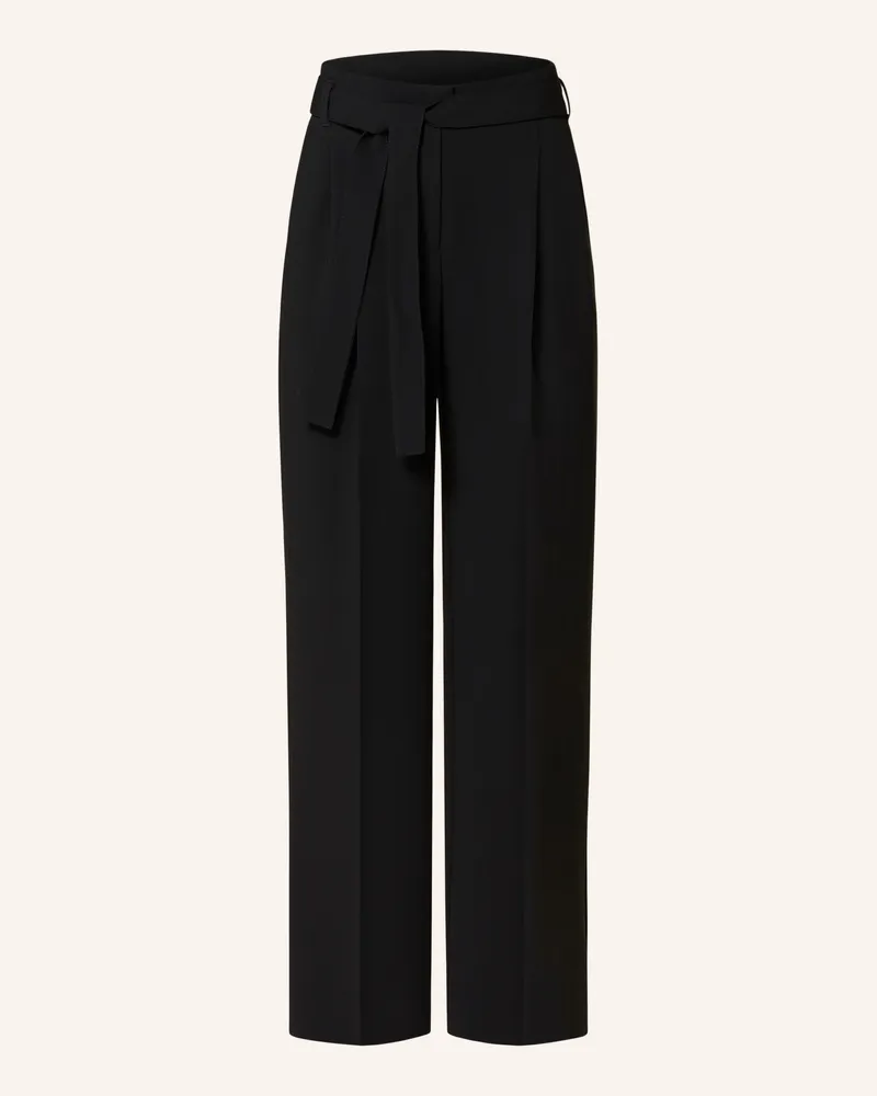 HUGO BOSS Marlenehose TAPIANA Schwarz