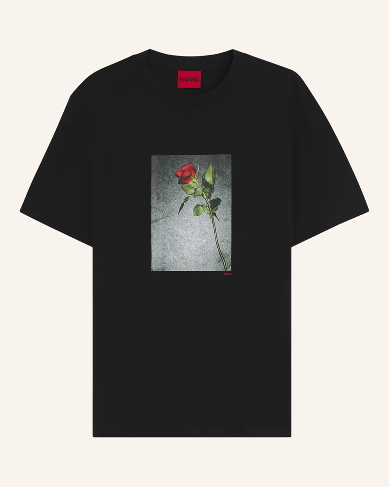 HUGO BOSS T-Shirt Durose Regular Fit schwarz Schwarz