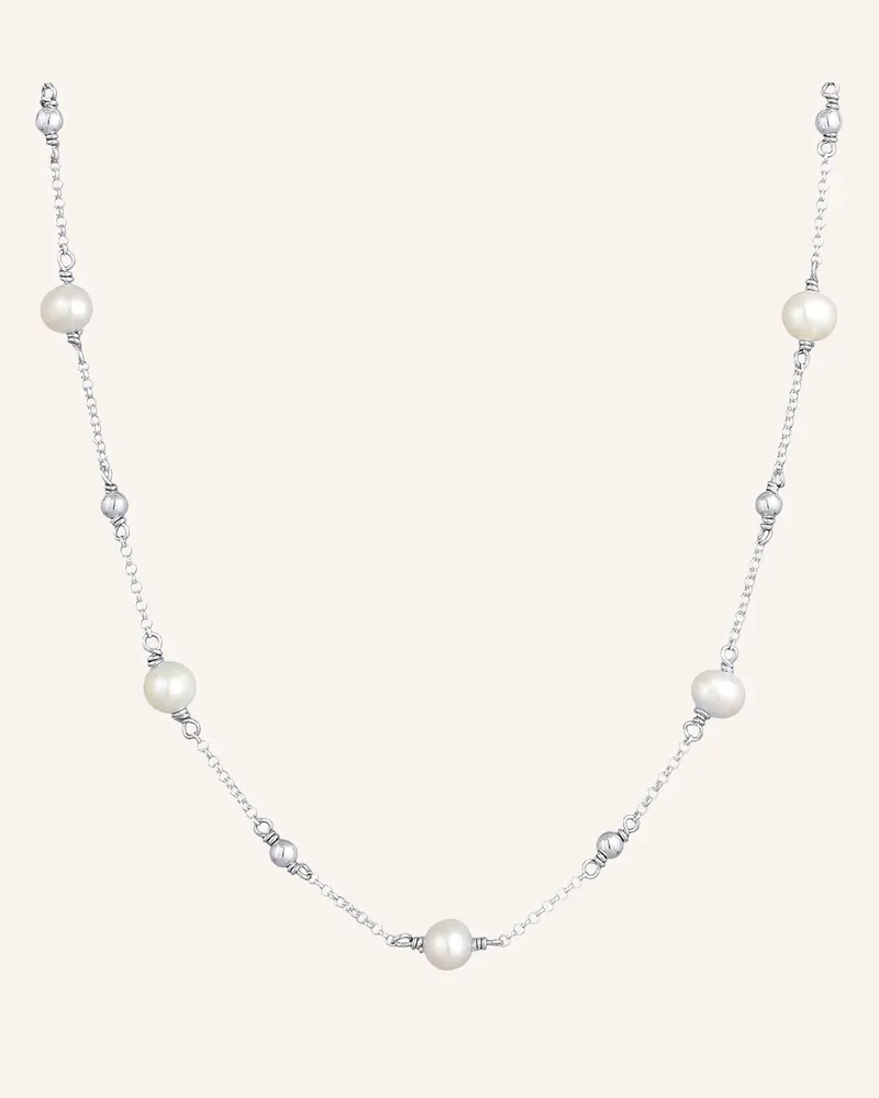 Elli Halskette weiss Weiss