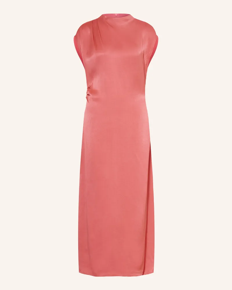 MOSS COPENHAGEN Satinkleid MSCHCLARK Hellrot
