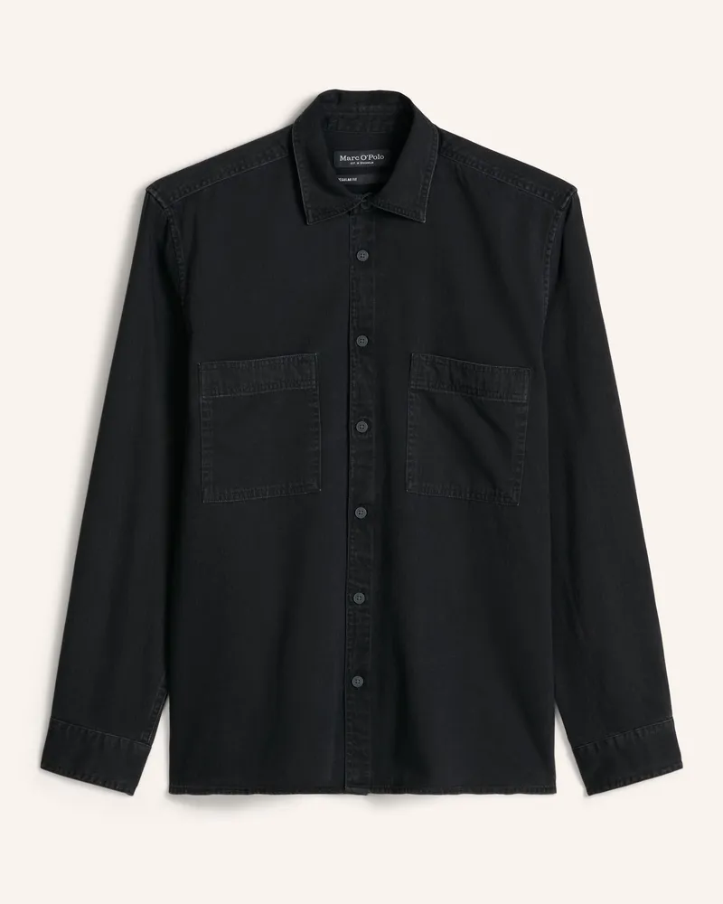 Marc O'Polo Jeanshemd schwarz Schwarz