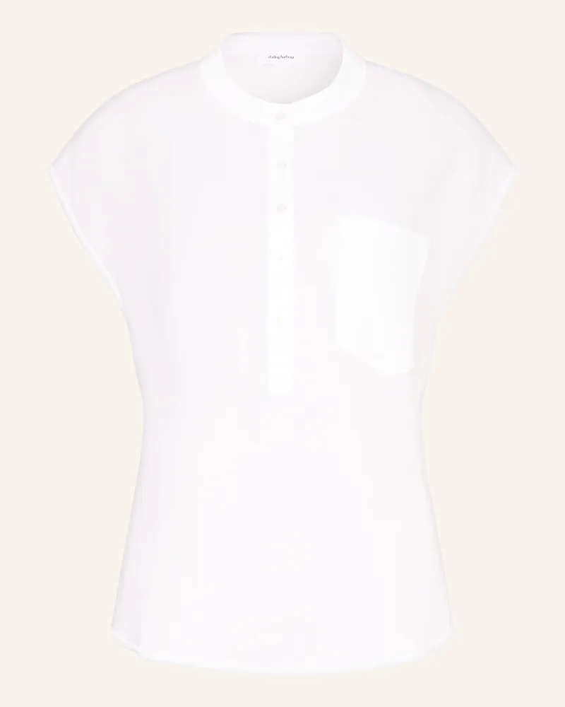 Darling Harbour Blusenshirt Aus Leinen weiss White