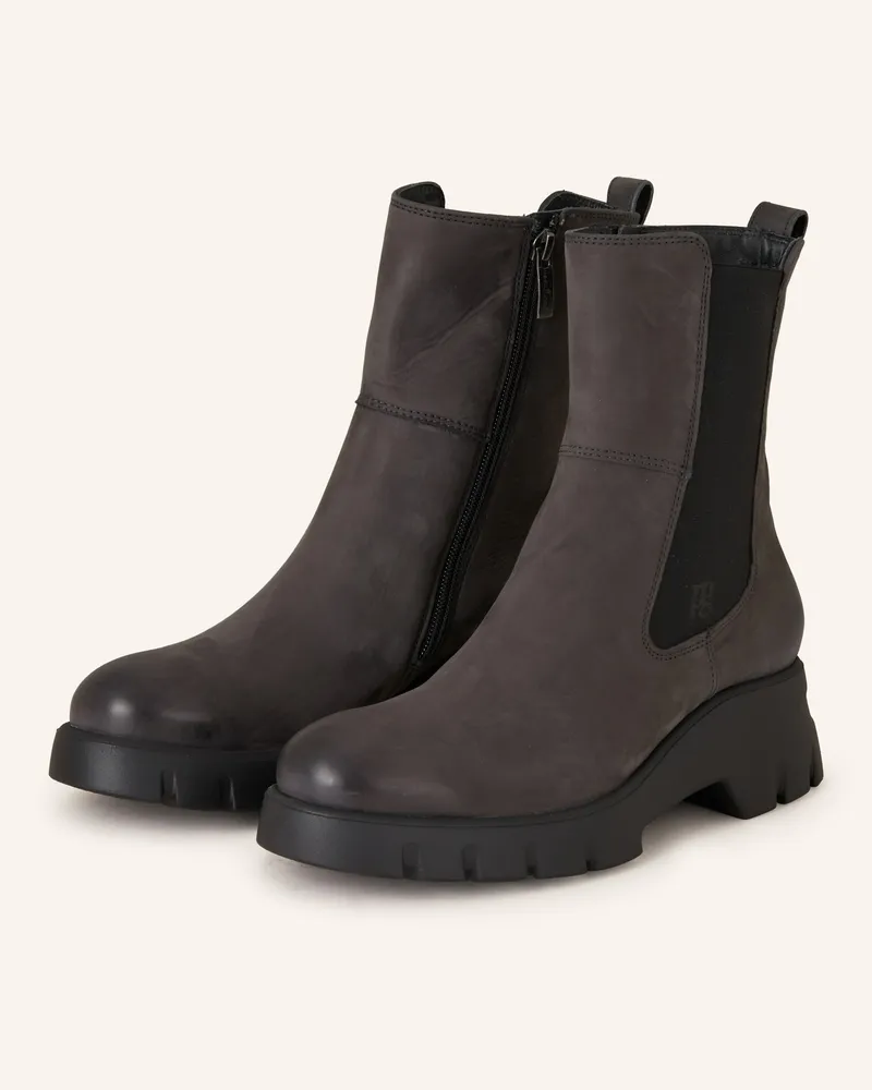 paul green Chelsea-Boots grau Dunkelgrau