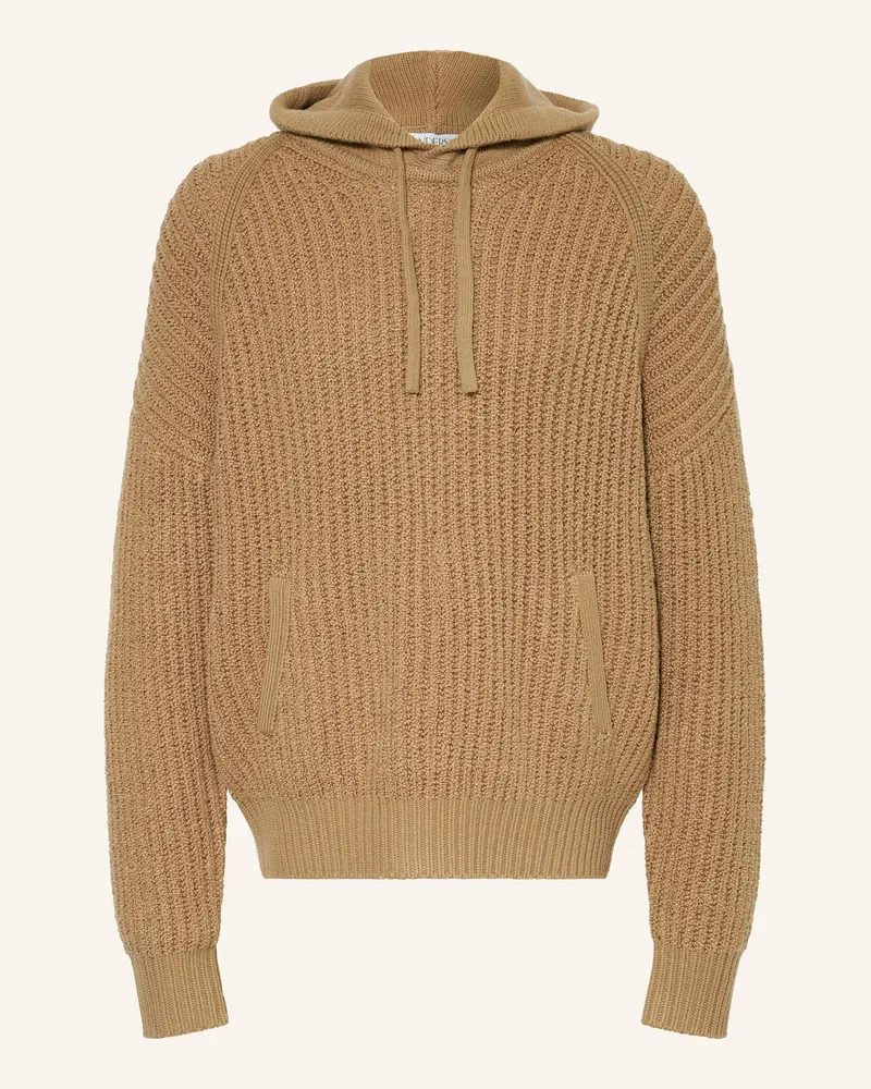 J.W.Anderson Strick-Hoodie Camel