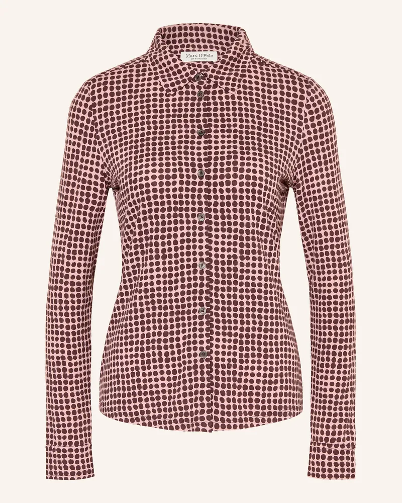 Marc O'Polo Hemdbluse Aus Jersey pink Rosé