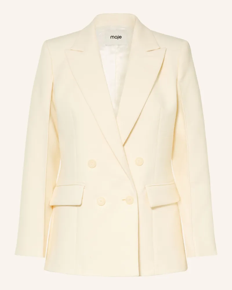 Maje Blazer weiss Ecru
