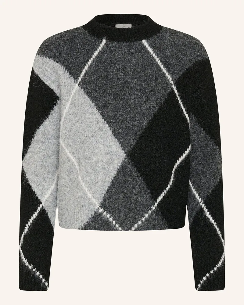Kaffe Strickshirt Kagrith grau Grau