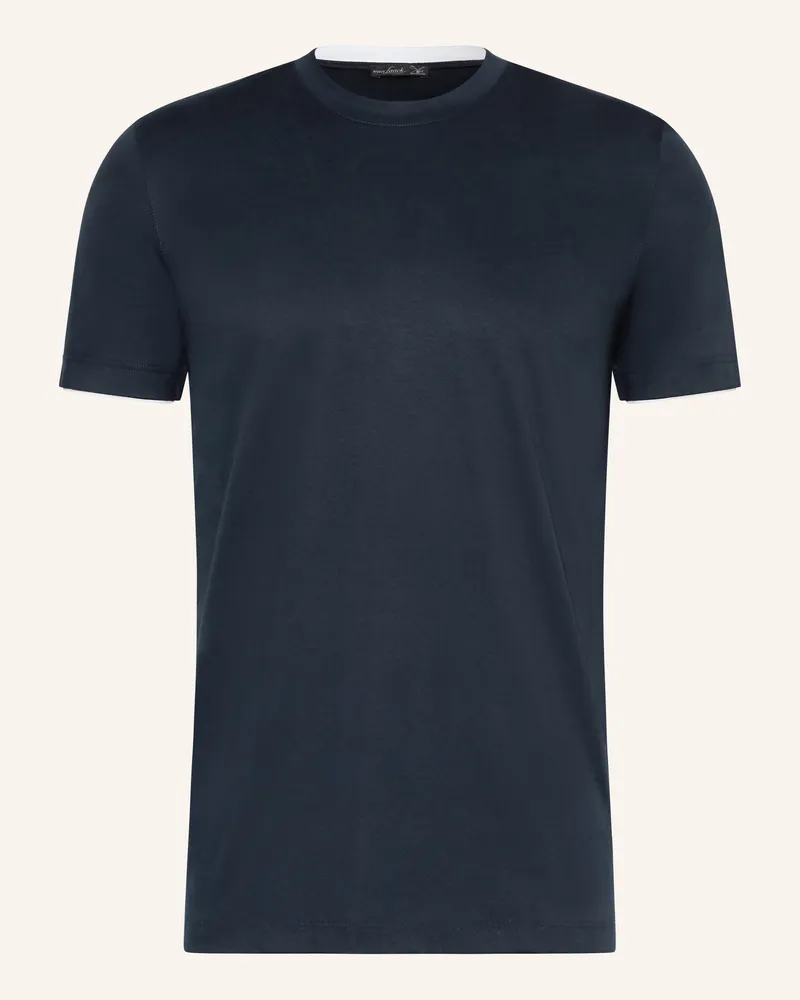 van Laack T-Shirt Vl-Pios-F blau Dunkelblau
