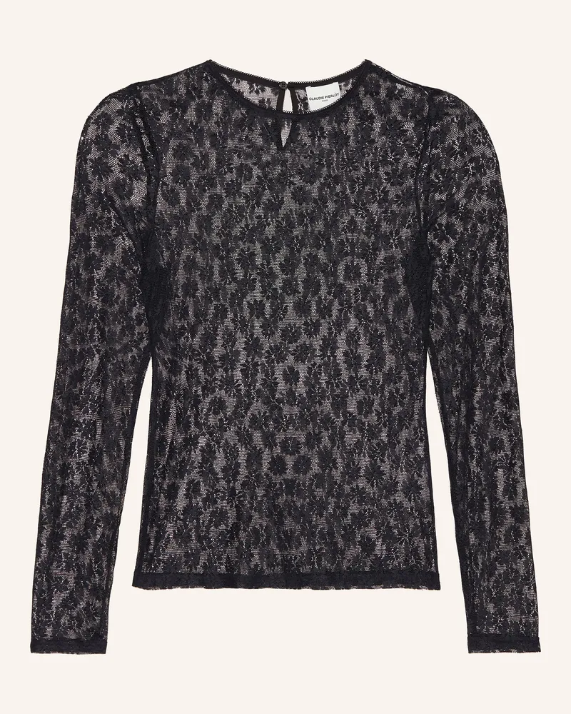 Claudie Pierlot Longsleeve Aus Spitze schwarz Schwarz
