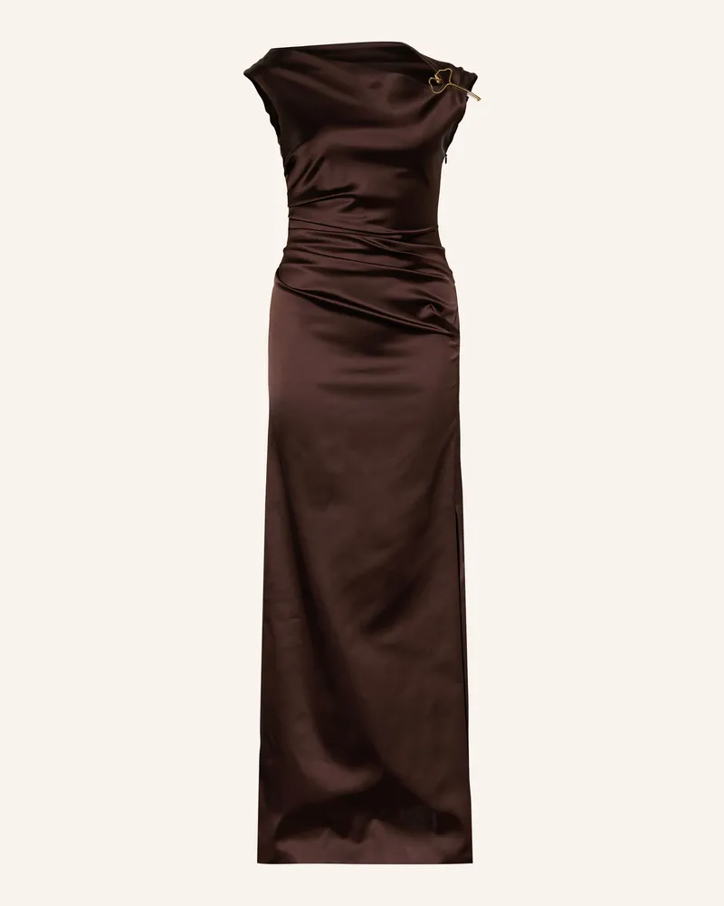 Max Mara Abendkleid Dream braun Dunkelbraun