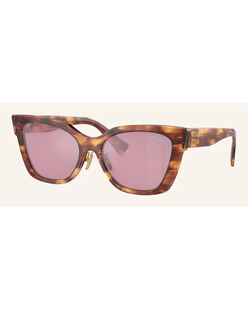 Miu Miu Sonnenbrille MU 02ZS Braun