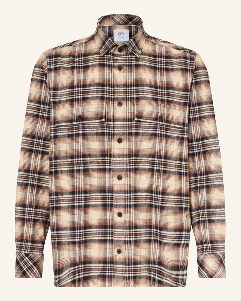 Bogner Flanellhemd Heiko Comfort Fit beige Beige