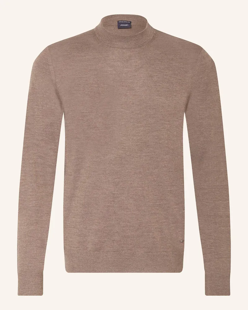 JOOP! Pullover DAVIDE aus Merinowolle Braun