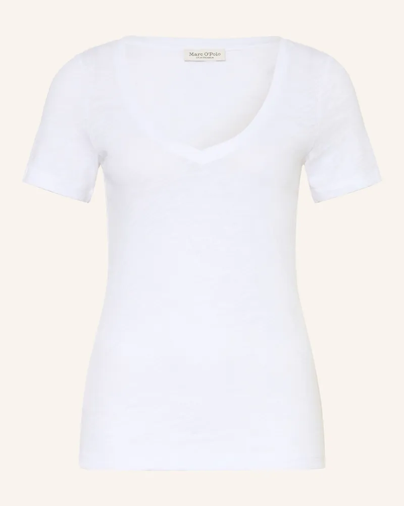 Marc O'Polo T-Shirt weiss Weiss