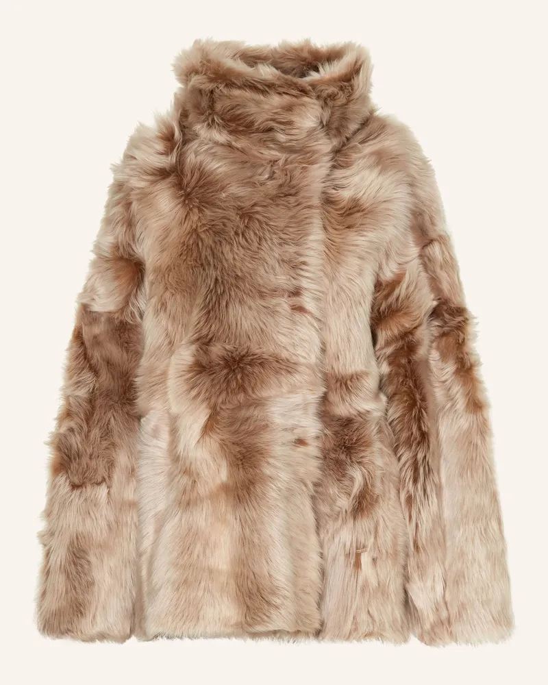 UTZON Cabanjacke Jens braun Ecru
