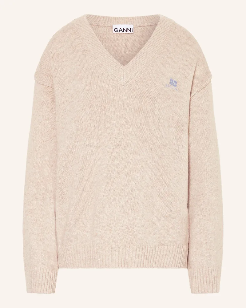 Ganni Pullover beige Beige