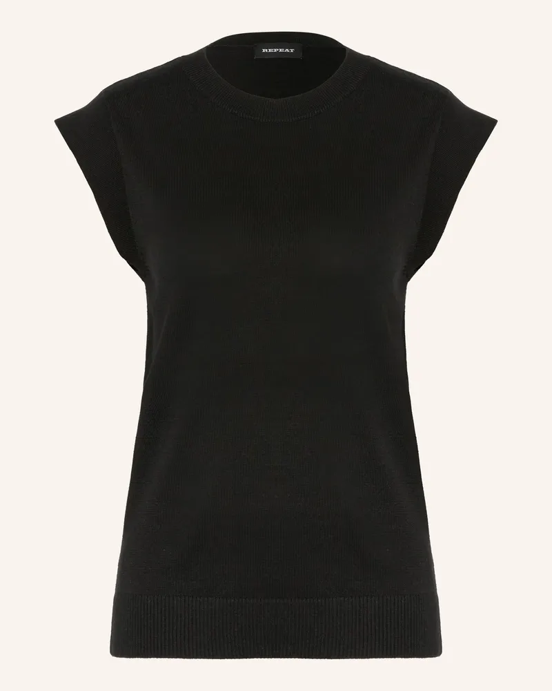 Repeat Stricktop schwarz Schwarz